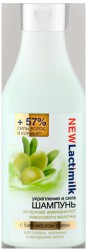 Шампунь Lactimilk Укрепление и сила на основе аминокислот кокосового молочка с маслом оливы 500 мл