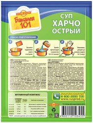 Суп, Русский продукт 60 г Бакалея 101 Харчо острый пакет