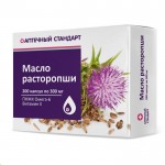 Масло расторопши, Аптечный стандарт капсулы 300 мг 200 шт БАД