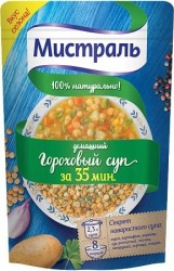 Суп, Мистраль 230 г Гороховый домашний сухая смесь