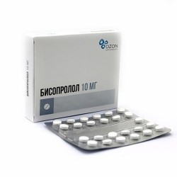 Бисопролол табл. п/о пленочной 10 мг 90 шт.
