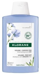 Шампунь, Klorane (Клоран) 200 мл с волокнами льна для объема тонких волос обволакивающий