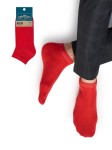 Носки мужские, Omsa (Омса) р. 39-41 (25-27) ECO Colors 402 Эко колорс укороченные Rosso красный