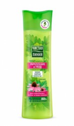 Шампунь Чистая линия Умный №2 Укрепление и уход для нормальных волос эхинацея и крепкий дубовый отвар 400 мл