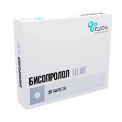Бисопролол табл. п/о пленочной 10 мг 30 шт.
