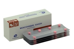 Моксонидин Канон табл. п/о пленочной 0.4 мг 20 шт.