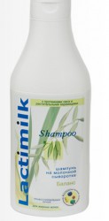 Шампунь Lactimilk на молочной сыворотке баланс для жирных волос 400 мл