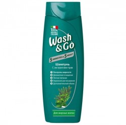 Шампунь Wash&Go для жирных волос с экстрактом трав 200 мл