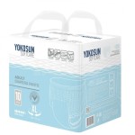 Подгузники для взрослых, YokoSun (ЙокоСан) р. XL  (130-170 см) 10 шт