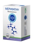 Мерифатин, таблетки покрытые пленочной оболочкой 500 мг 60 шт