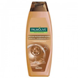 Шампунь Palmolive Натурэль 2 в 1 против выпадения волос с кератином и маслом ши 400 мл